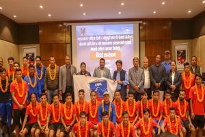 नेपाली राष्ट्रिय फुटबल टोली आज थाइल्याण्ड जाँदै