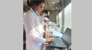 मेलुङ गाउँपालिकामा माटो परीक्षण गरिँदै