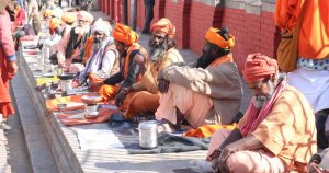 महाशिवरात्रिका लागि पशुपतिनाथमा साधु बाबाहरू