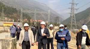 ईयुको उच्चस्तरीय टोलीद्वारा चिलिमे-त्रिशूली प्रसारण आयोजनाको स्थलगत निरीक्षण