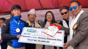 थोलेदेम्बा म्याराथनको उपाधि सुमन र सानुमायालाई