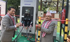 विद्युतीय चार्जिङ स्टेसन सञ्चालनमा