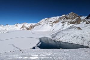 हिउँले ढाकेको तिलिचो ताल